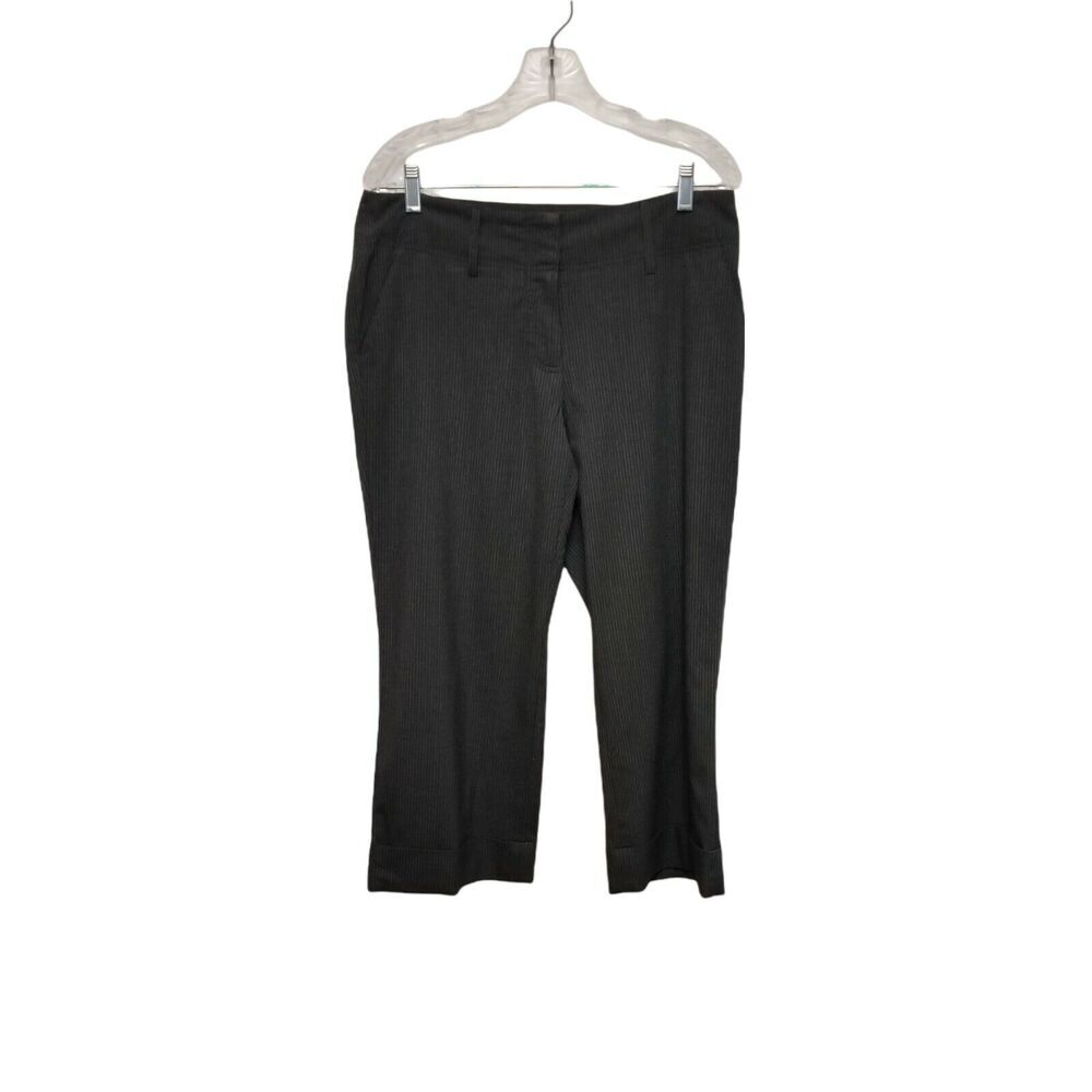 Michael Kors Casual-Business Striped Dress Pants Color Gray Size 10